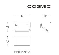MEDIDAS PORTARROLLOS CON TAPA NEXT COSMIC